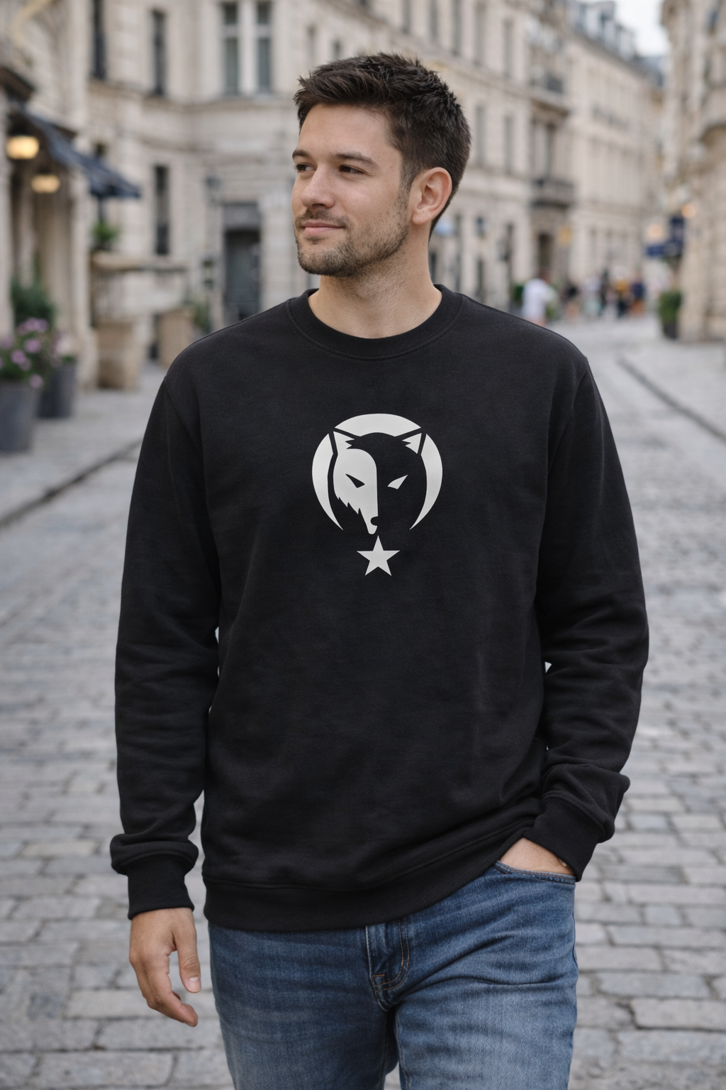 Turkse vlag met wolf